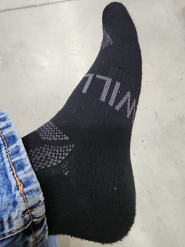Customer photo review of Men's Alpaca Socks