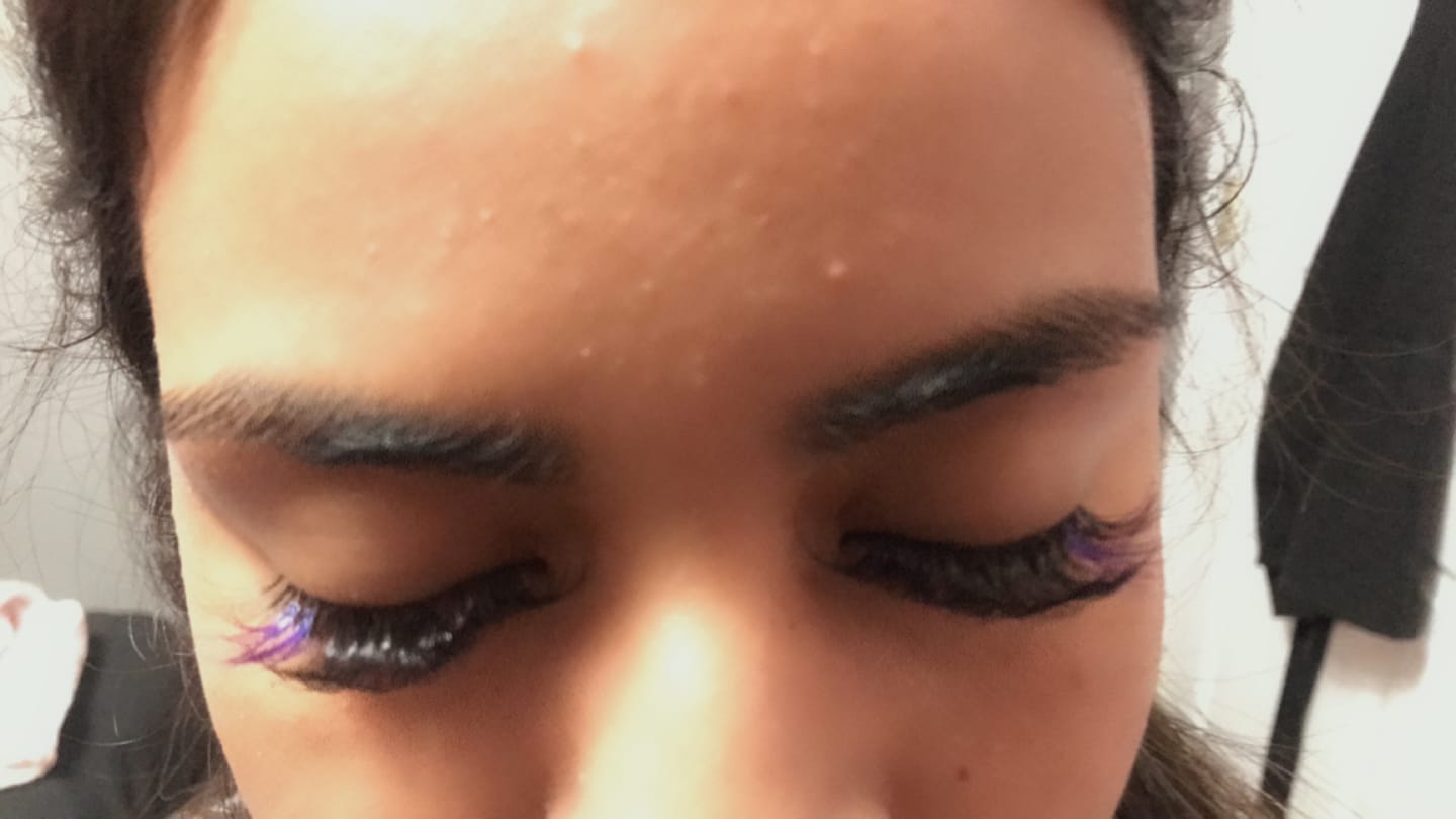 Customer photo review of Fresh Fusion Lash Adhesive 0.1s Ultra Fast Drying Lash Glue 8ml