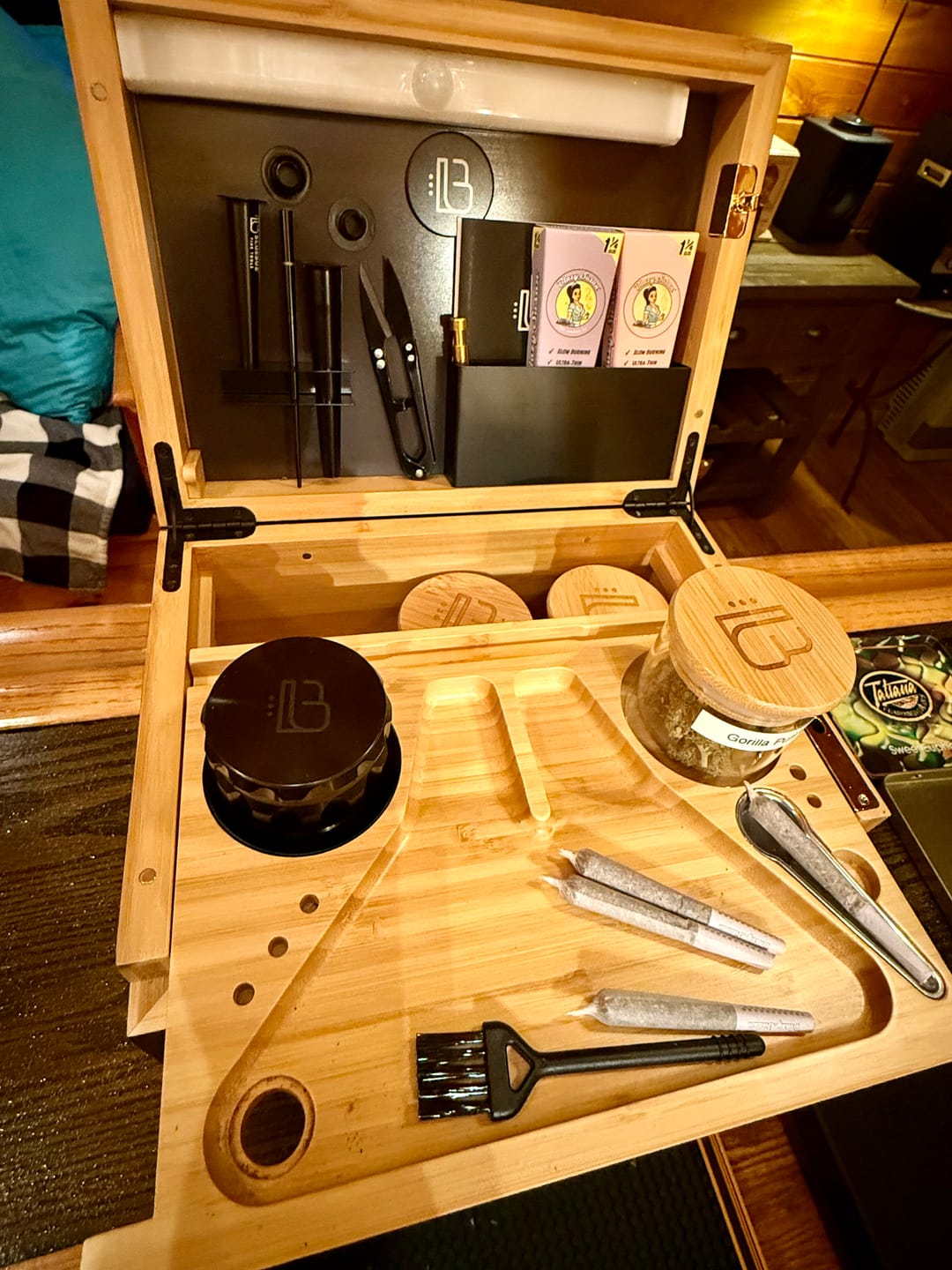 Customer photo review of DISCOVERY 2.0 Storage Stash Box with Fingerprint Lock (Green)