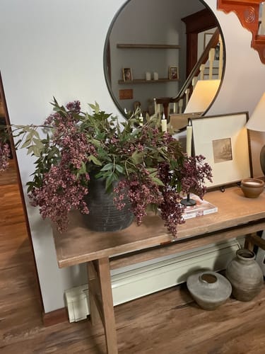 Customer photo review of Faux Dusty Plum Stem