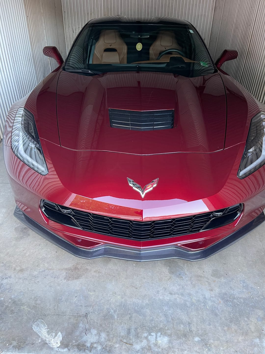Customer photo review of Chevrolet Corvette C7 Stage 2 Front Splitter