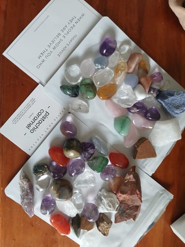 Customer photo review of ODDS & ENDS CRYSTAL BAG