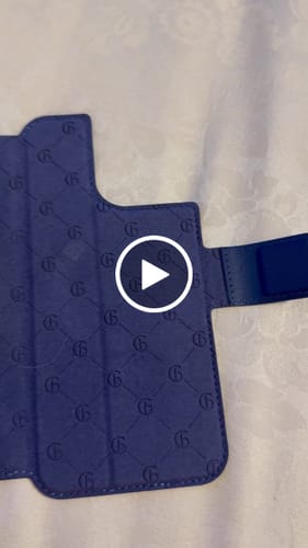 Customer video review of Timeless Luxe Detachable 2-in-1 Wallet Case - Sapphire Blue - iPhone 16 Pro Max