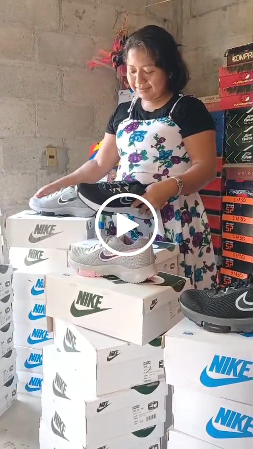Customer video review of Paq 6 Pares Tenis 025 Plata Blanco Negro 25/28