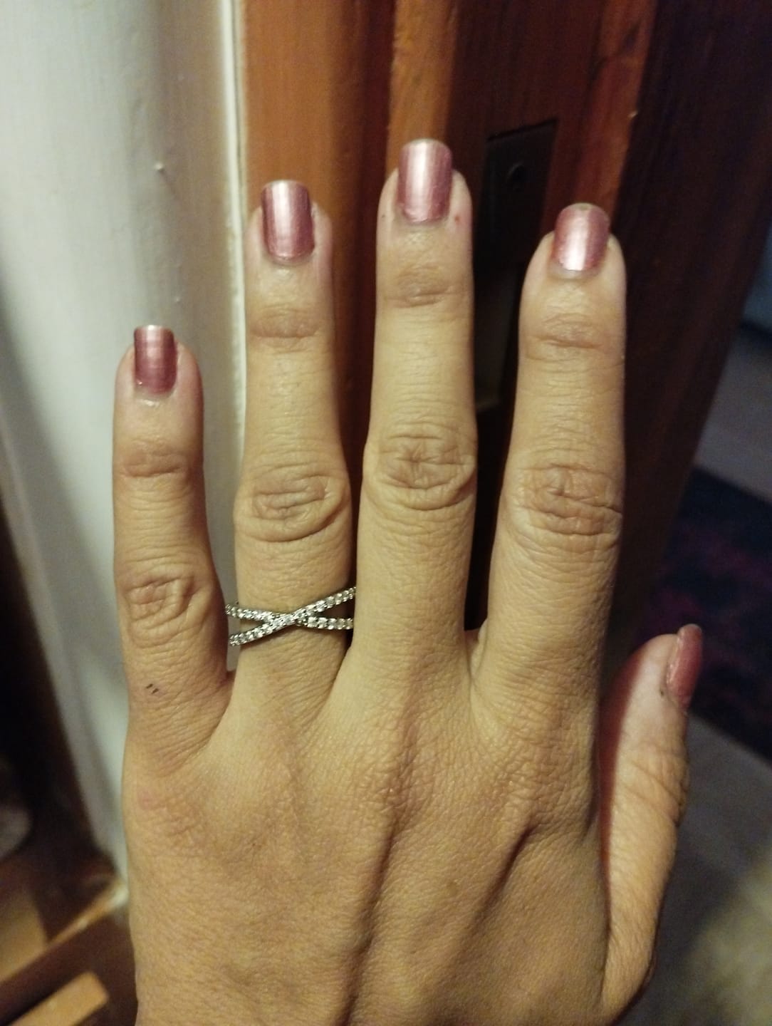 Customer photo review of THE STELLAR CROSS RING