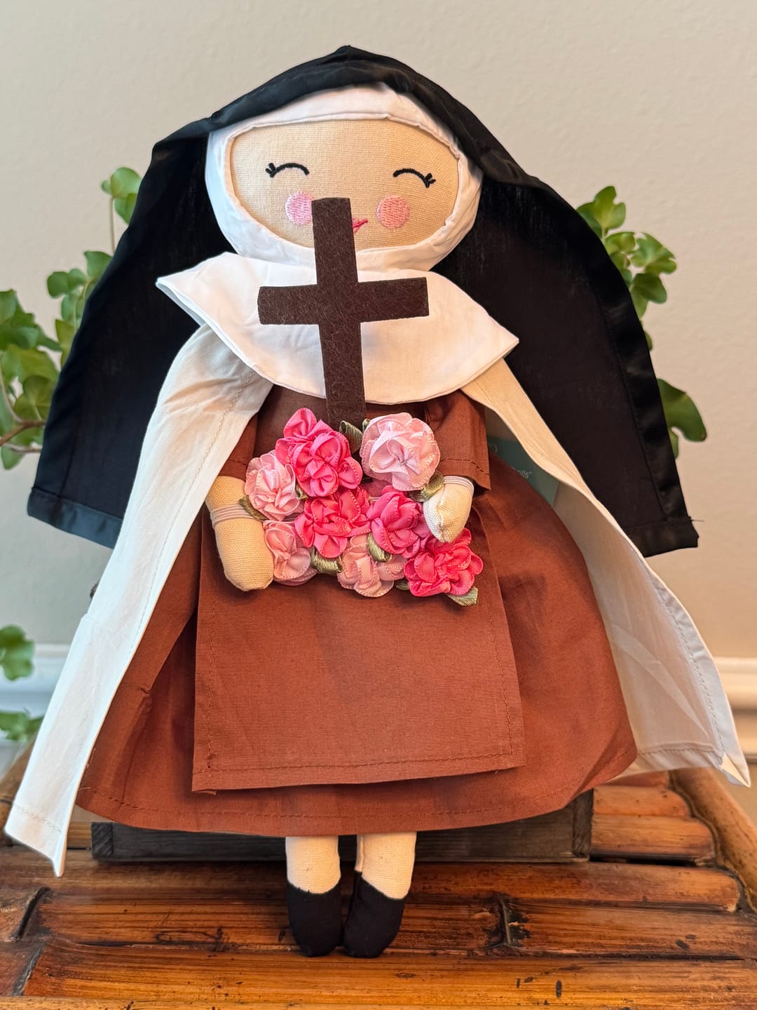 Customer photo review of St. Thérèse of Lisieux Rag Doll