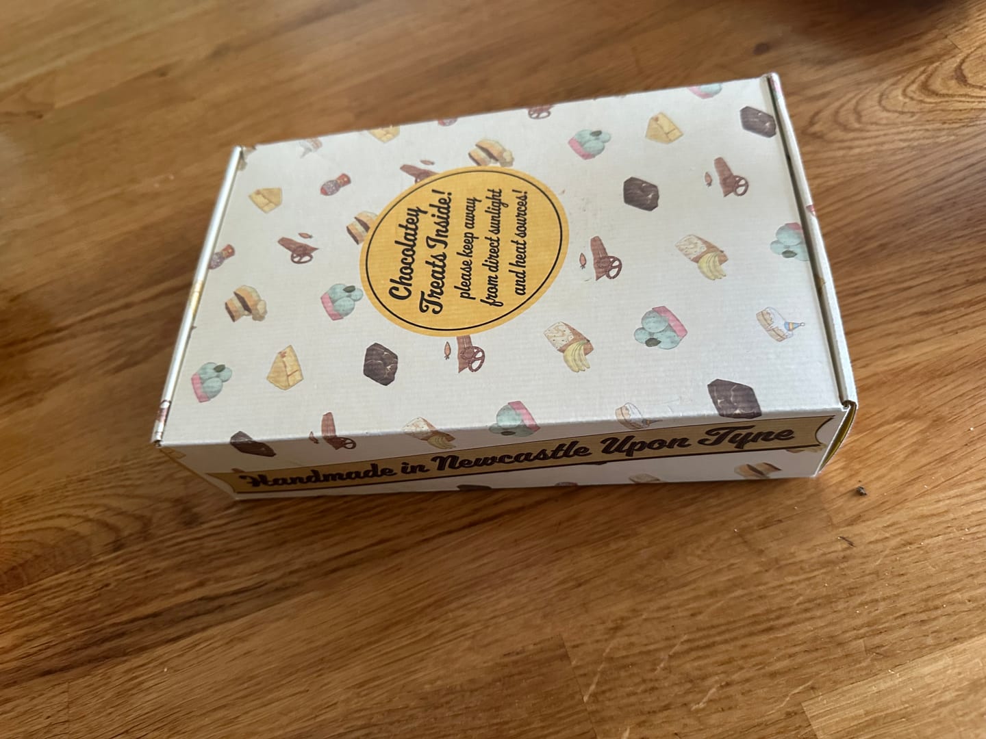 Customer photo review of The Geordie Bar double chocolate and caramel filled bar 145g