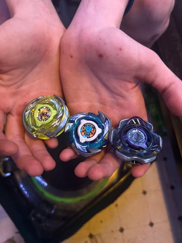 Customer photo review of [Pre-Order] Takara Tomy Beyblade CX Bundle (CX-01, CX-02, CX-03)