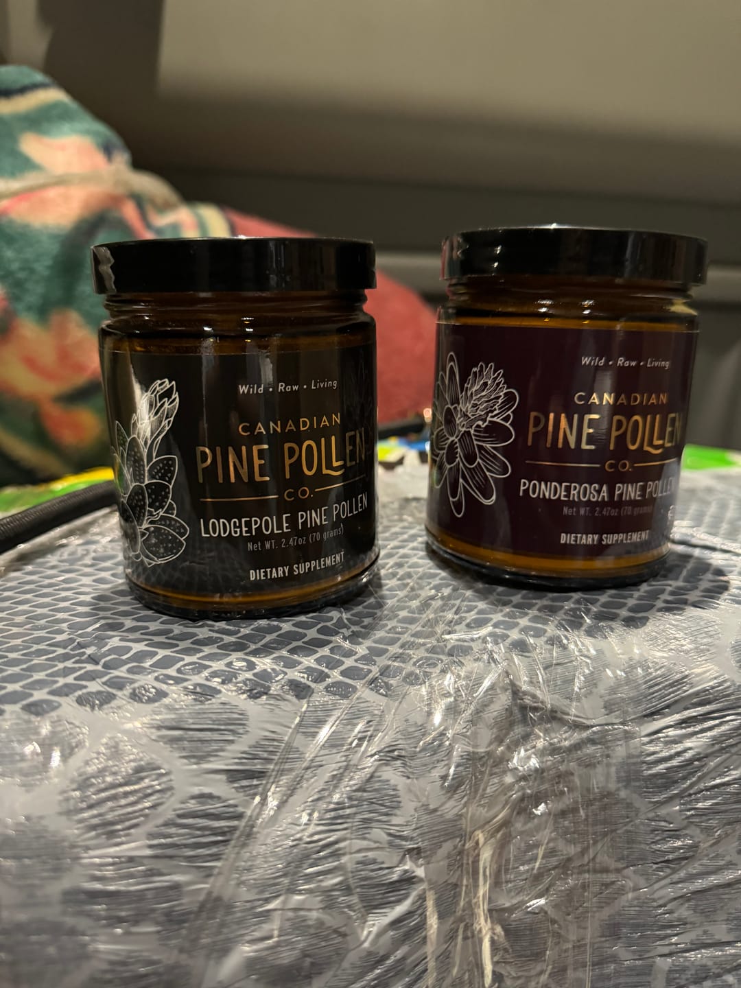 Customer photo review of Wild Ponderosa Pine Pollen Powder -  Certified Organic (70g-2.5oz)