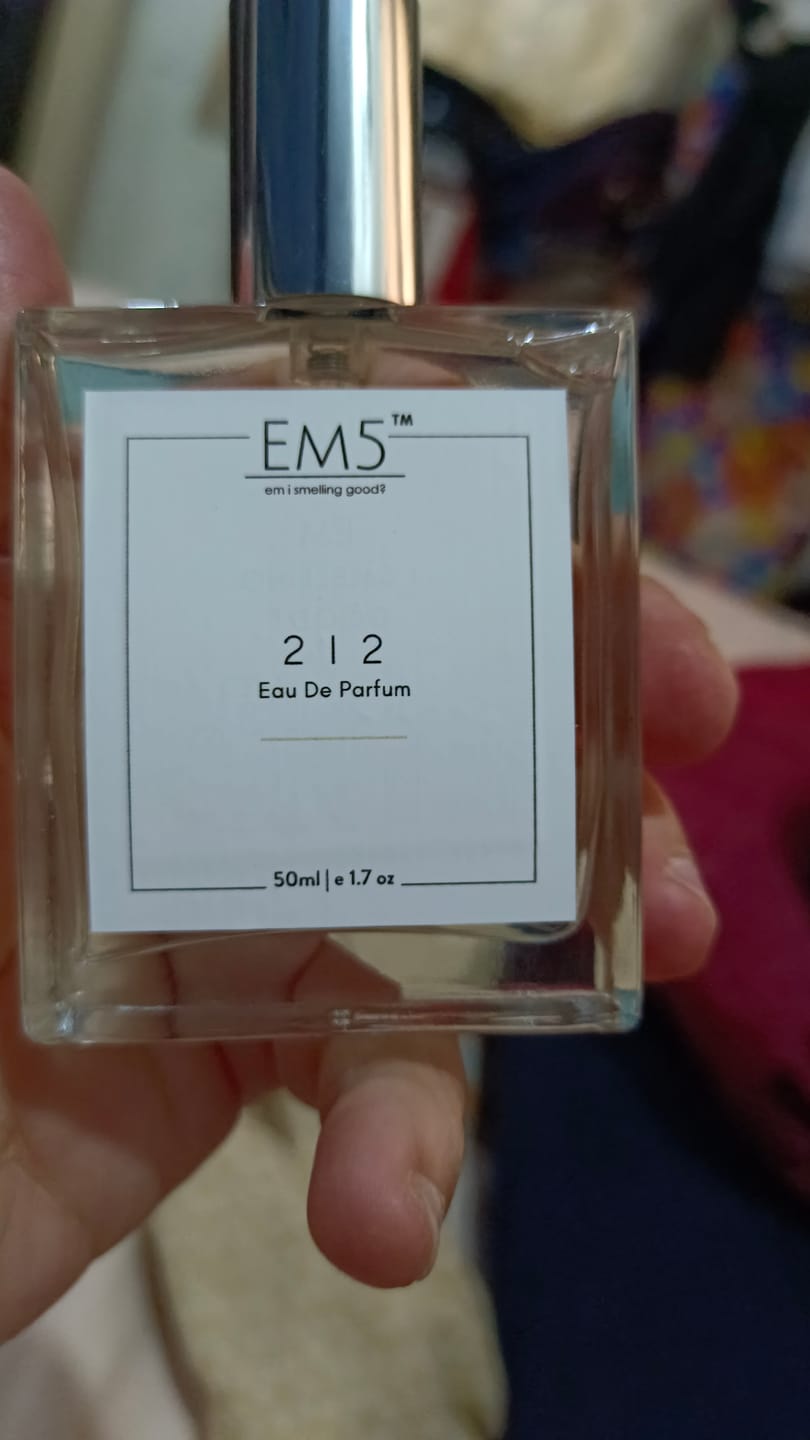 Customer photo review of EM5™ 212 Perfume EDP Spray for Men | Fresh Woody Musky Fragrance | Luxury Gift for Him | Variants Available: 50 ml Spray / 15 ml Spray