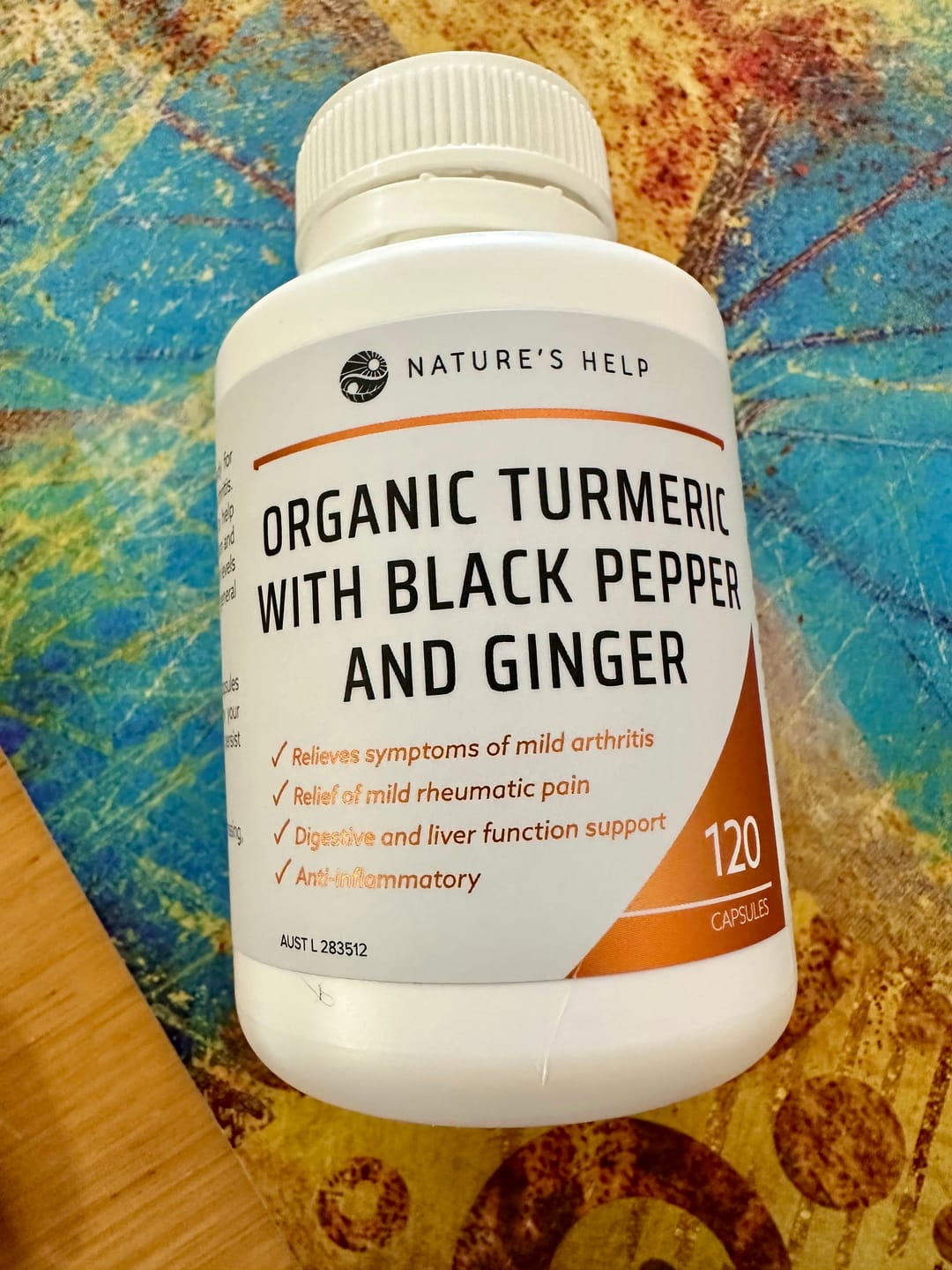 Customer photo review of Organic Powdered Turmeric with Black Pepper and Ginger in Capsules - 3 Pack