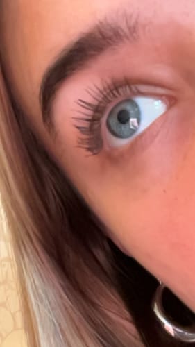 Customer photo review of Lash Growth Serum