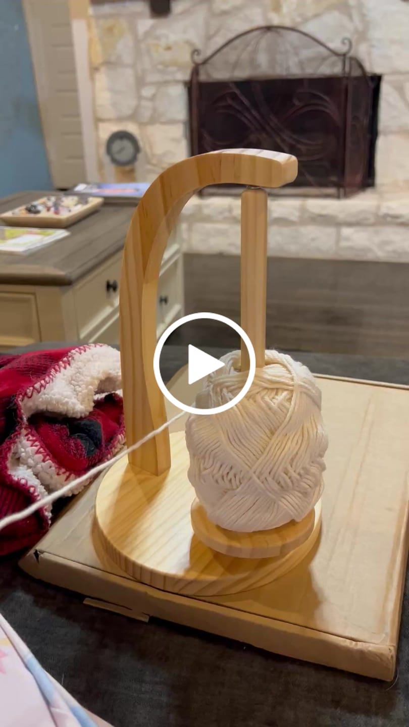 Customer video review of Levitating Premium Yarn Holder