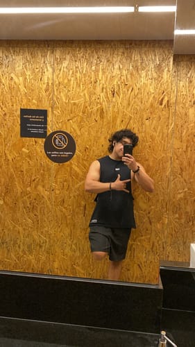 Customer photo review of Tank Top Lifting Club Black