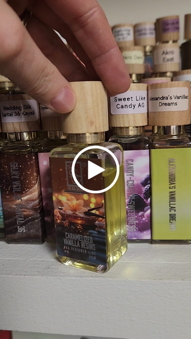 Customer video review of Caramelized Vanilla Resins