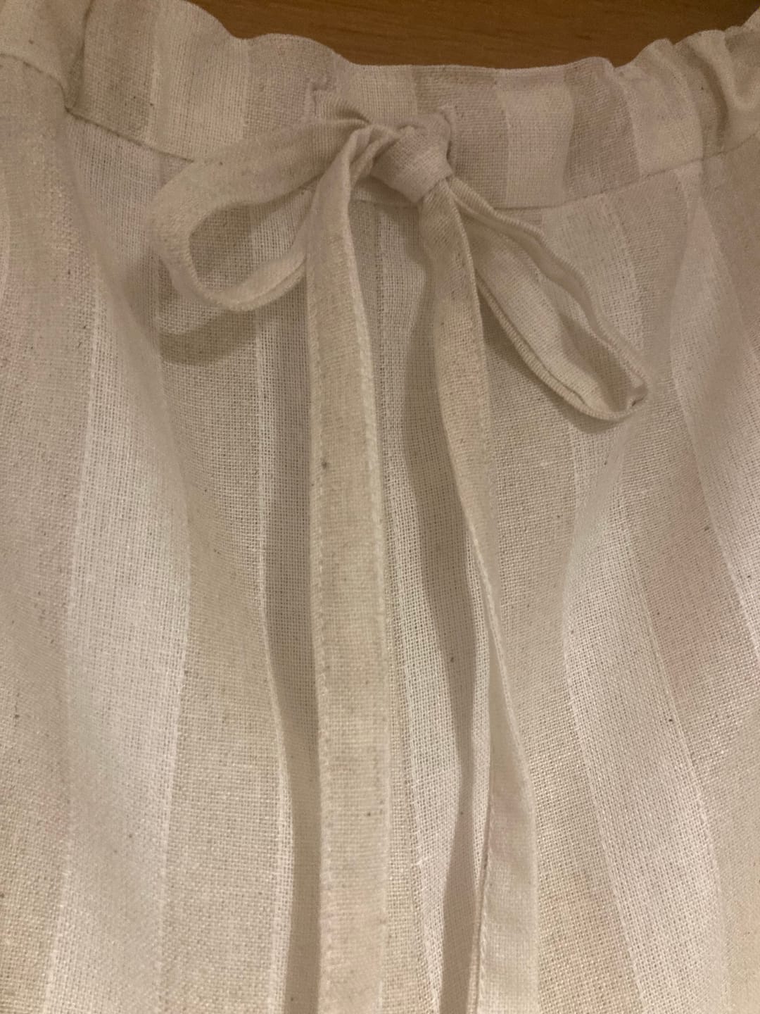 Customer photo review of Yarn Dyed Linen Viscose Fabric
