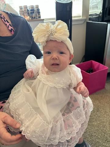 Customer photo review of Pearl Ruffled Headband