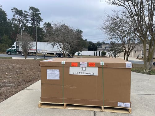 Customer photo review of In-Garage Delivery Upgrade