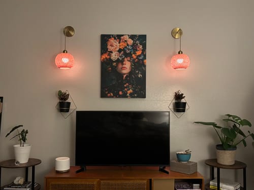 Customer photo review of Victorian Flowers Print