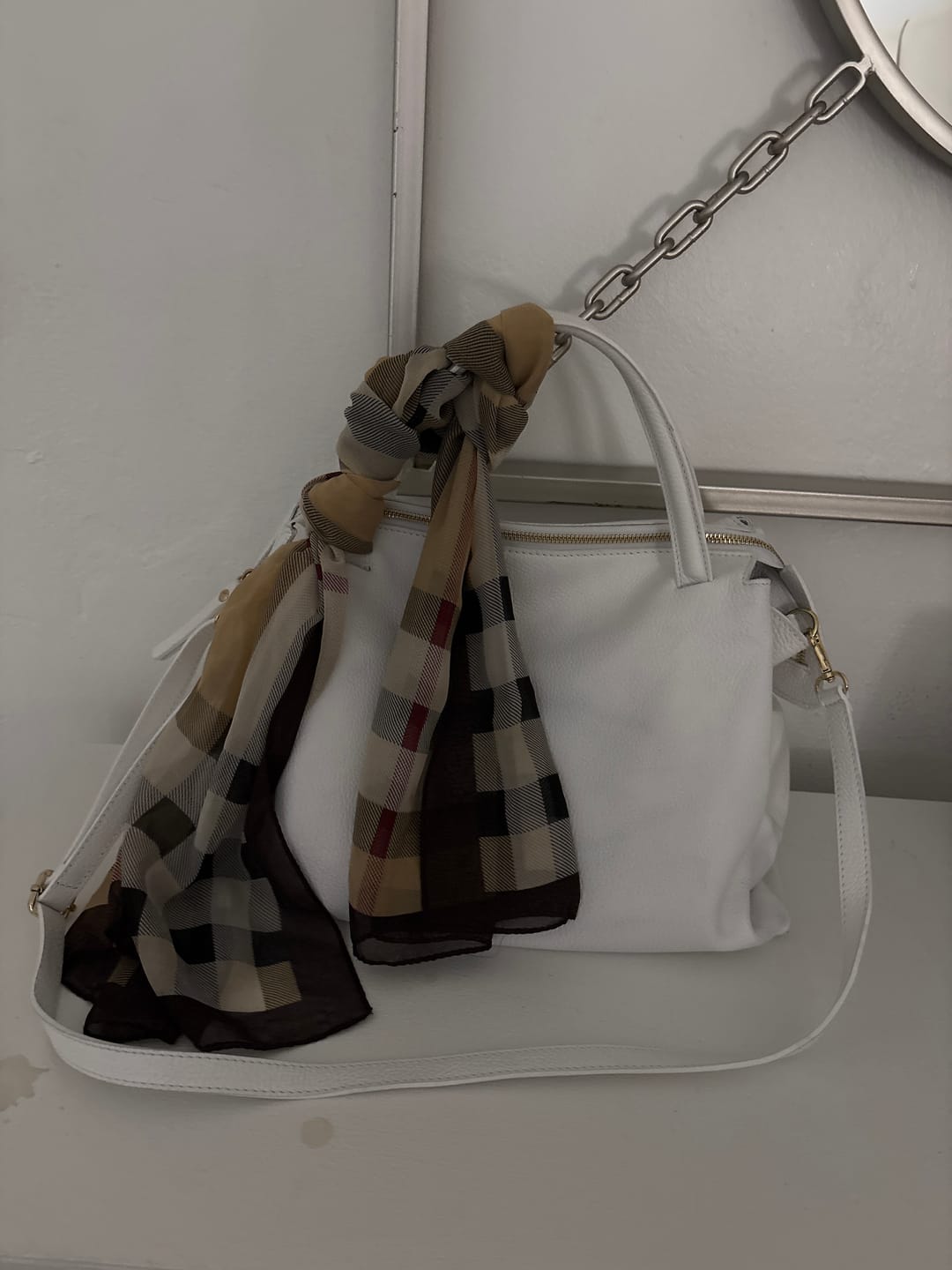 Customer photo review of Camilla - Borsa a Mano in Vera Pelle