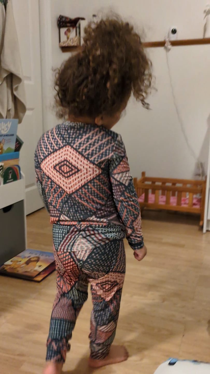 Customer photo review of Twilight Kids Bamboo PJs