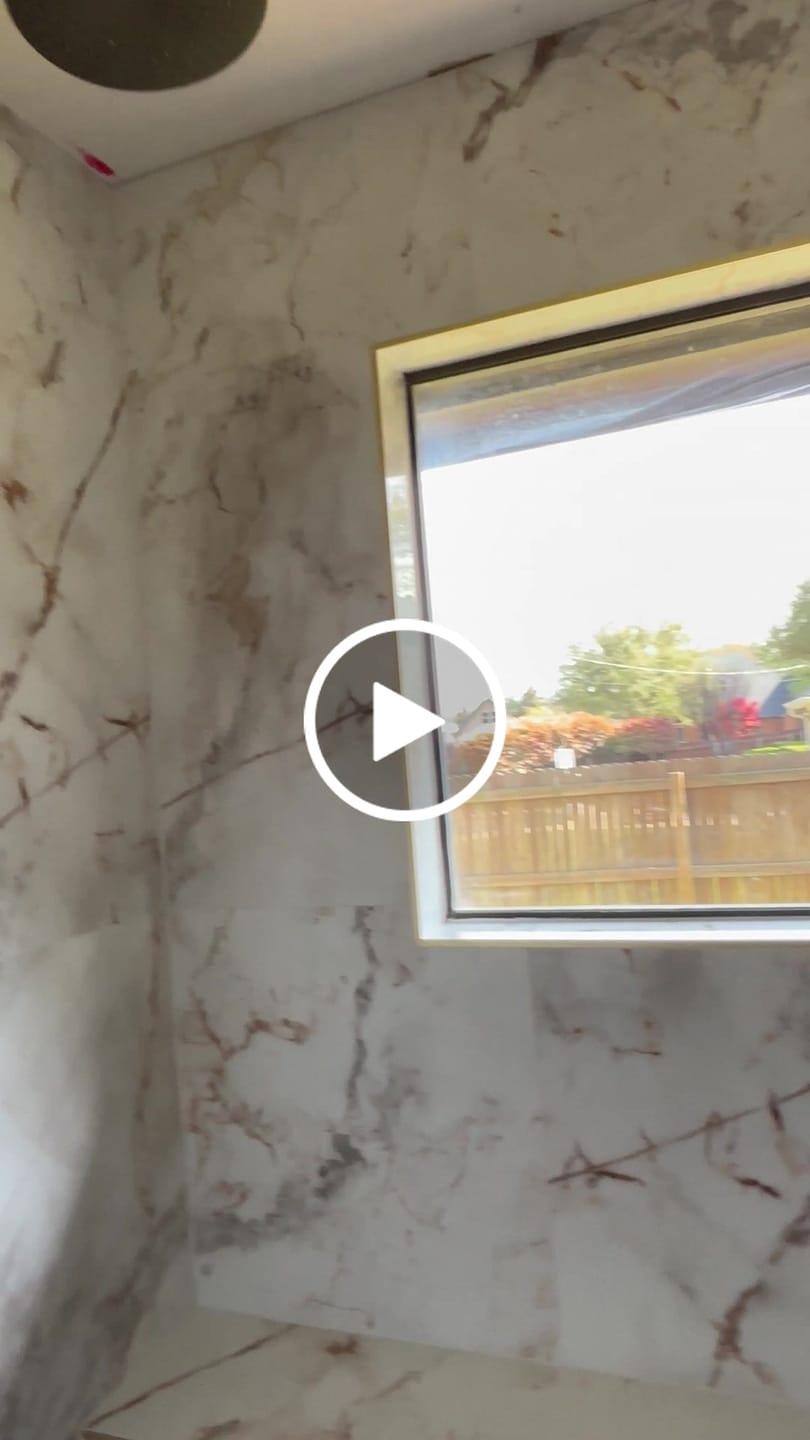 Customer video review of Shower System with Shower Head Hand Shower Slide Bar and Hose JK0113