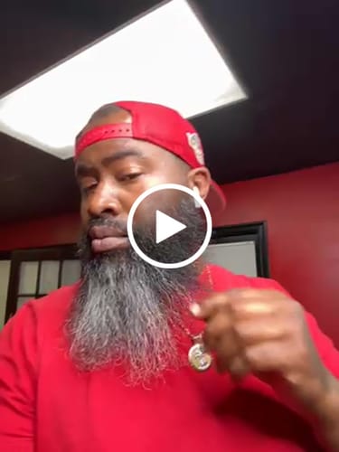 Customer video review of Beard Care Kit