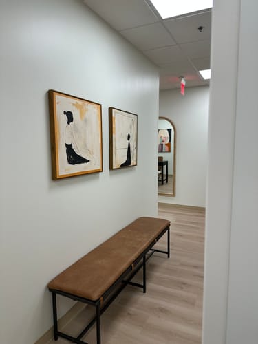 Customer review photo for Contemporary Minimalist Art Set Of 2 #MA087
