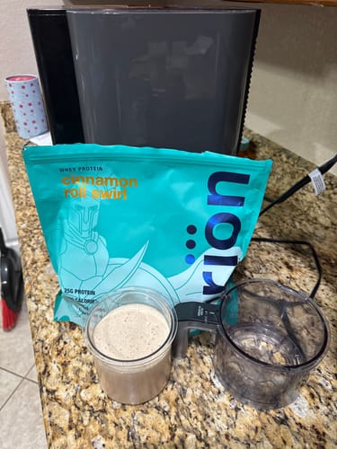 Customer photo review of Cinnamon Roll Swirl Whey Isolate