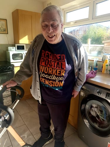 Customer photo review of Retired Postal Worker T-Shirt