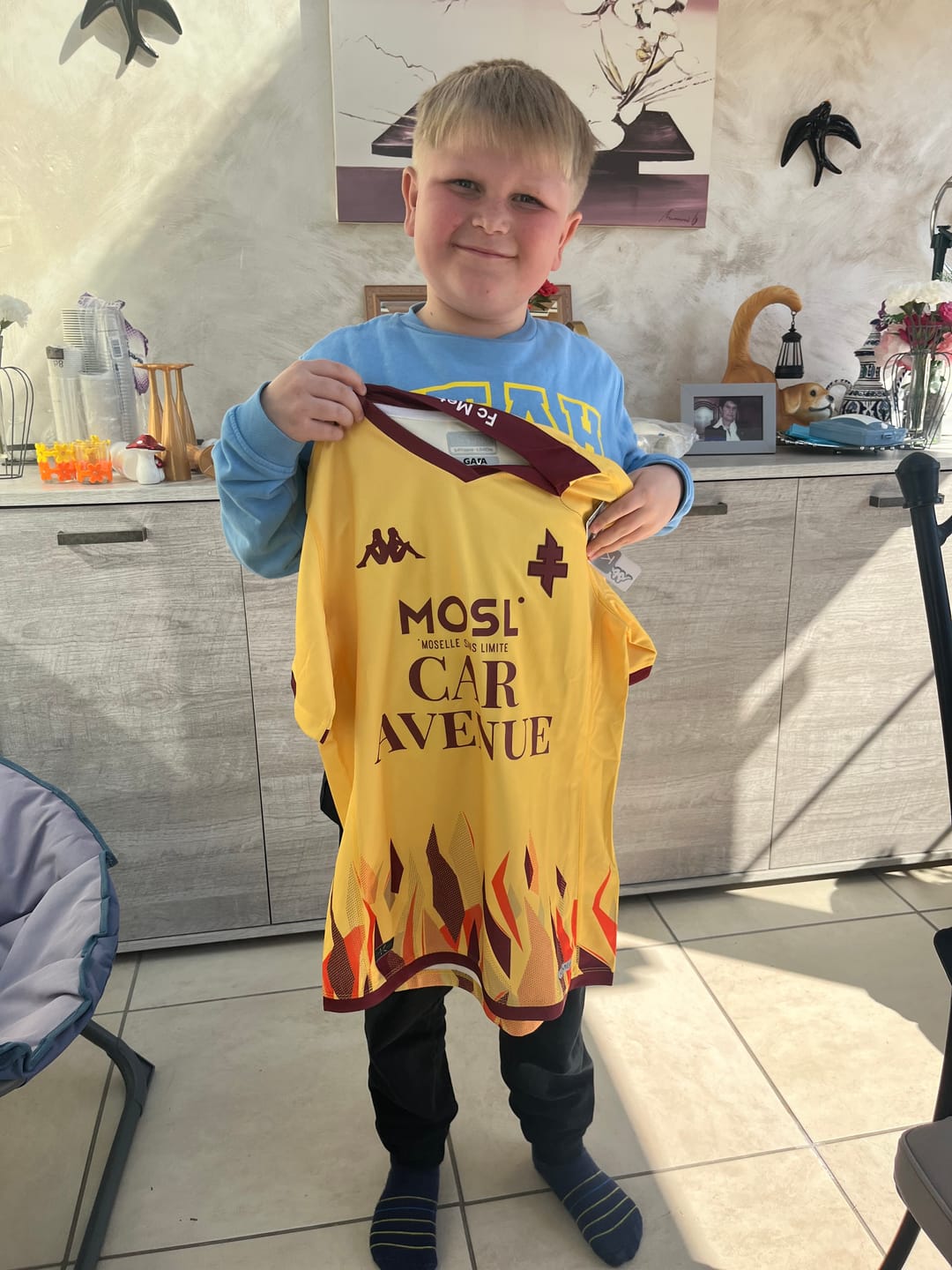 Customer photo review of Maillot Mystère Foot - Enfant