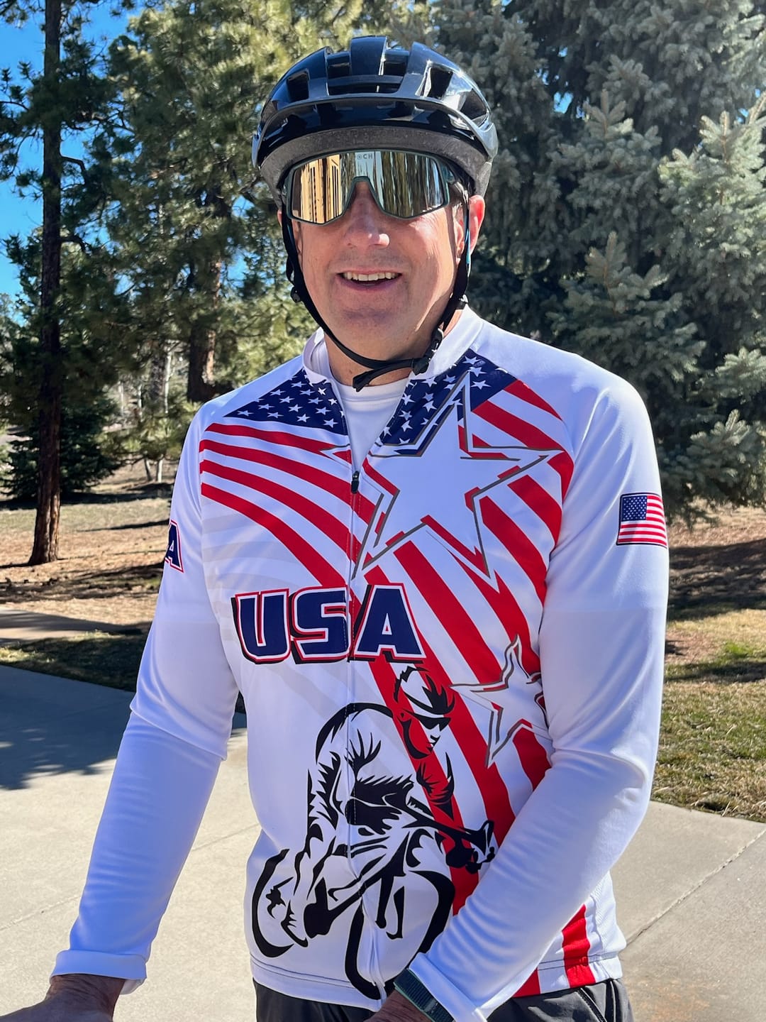 Customer photo review of L2 Sport Wrap Sunglasses