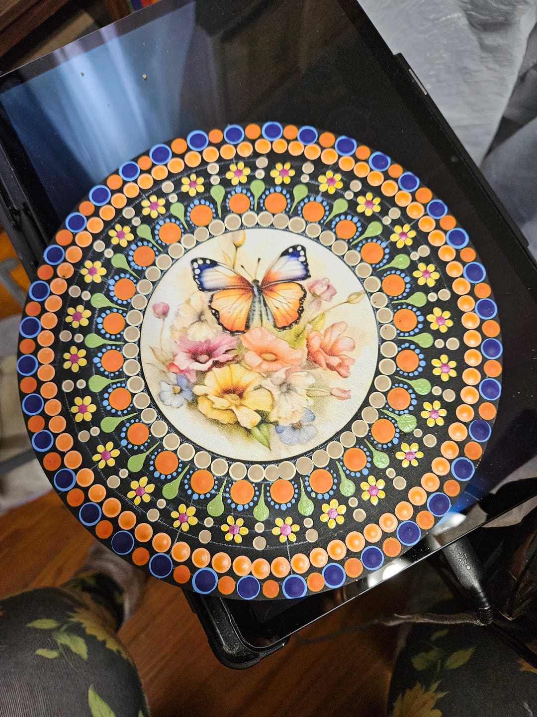 Customer photo review of Unfinished Wood Circle Round | Circle Blank | DIY Craft Cutout | Up to 36"