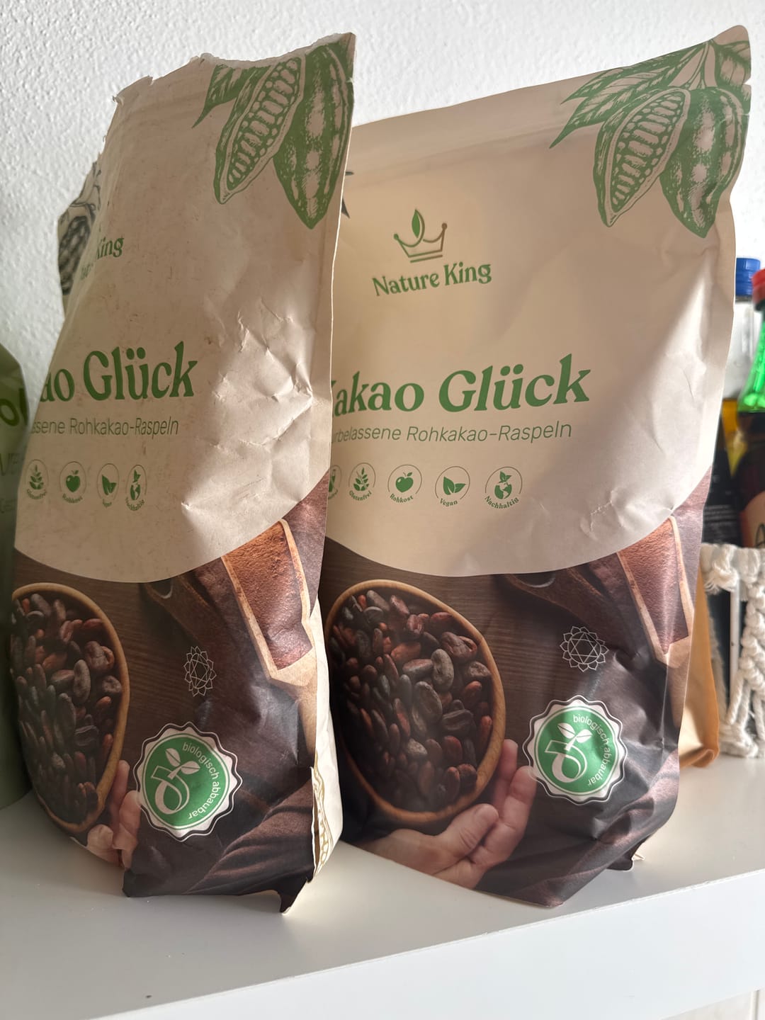 Customer photo review of Bio Kakao Glück 1 kg (100% Bio Roh Kakao)