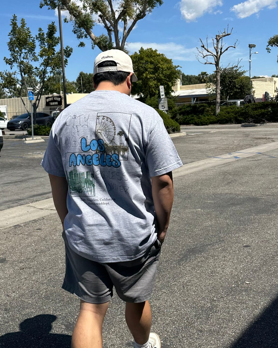 Customer photo review of Los Angeles - Graphic Tee