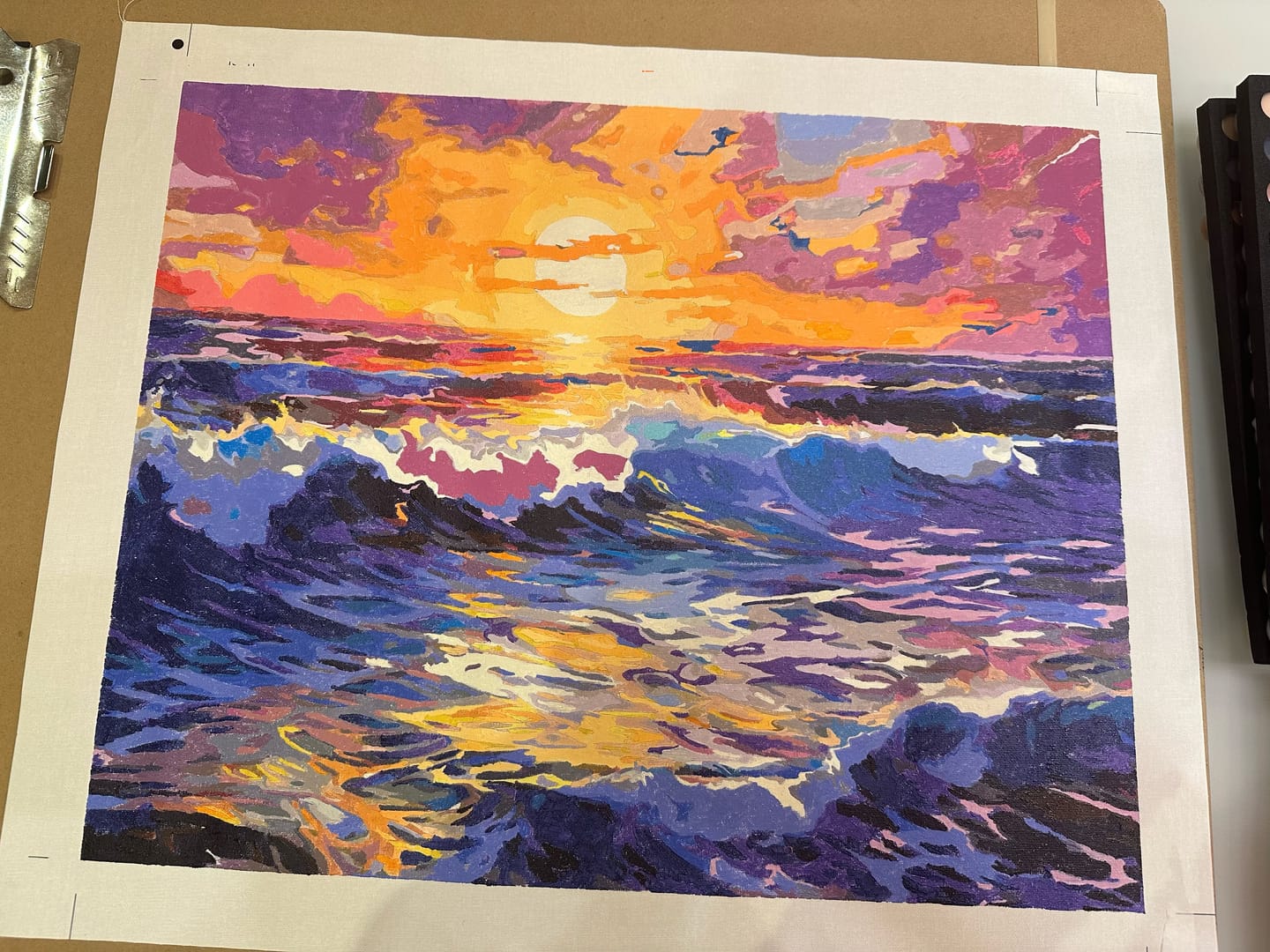 Customer photo review of Harmony Of Sunset