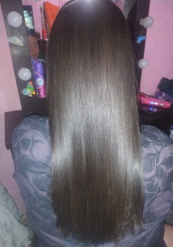 Customer photo review of Plancha Profesional Infrarroja Diana Fletes Titanium Galvanizado