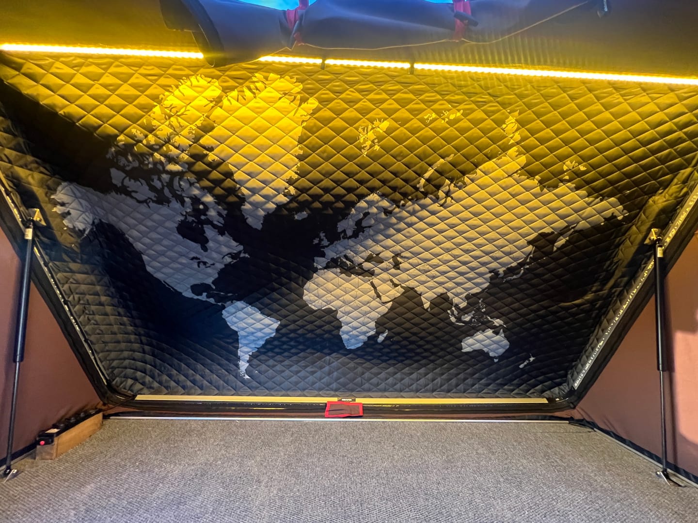 Customer photo review of Submersible Marine LED strip lights for boats with IP68 waterproof rating SMD 5050