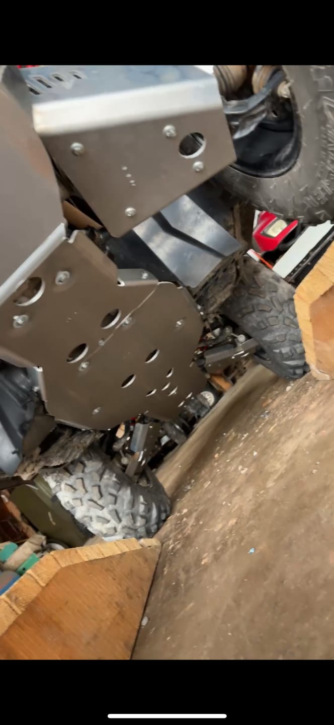 Customer photo review of Full Frame Skid Plate Kit — Suzuki KingQuad 450/500/700/750 (2005+)