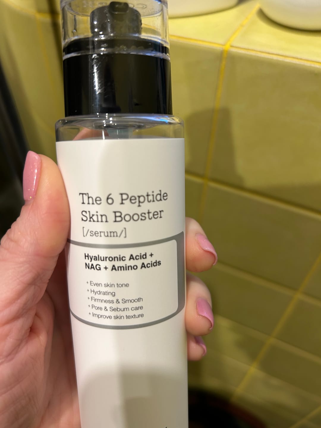 Customer photo review of Peptīdu serums-būsteris sejai COSRX The 6 Peptide Skin Booster Serum
