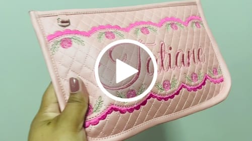 Customer video review of DUNA 0.9MM FUNDO MALHA COR PEROLA