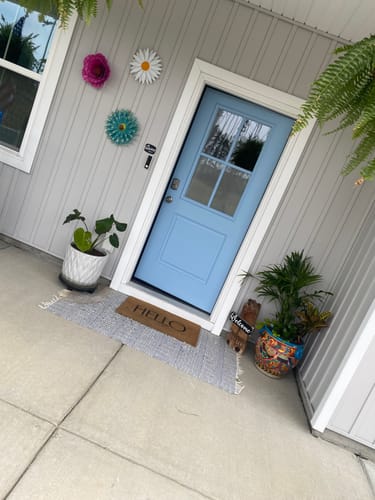 Customer photo review of Clear 4 Lite Glass and Frame Kit (Half Lite)