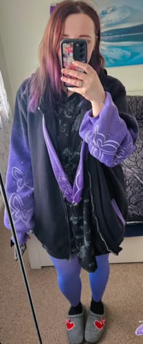 Customer photo review of Lethal Butterfly Zipper Hoodie Preoder