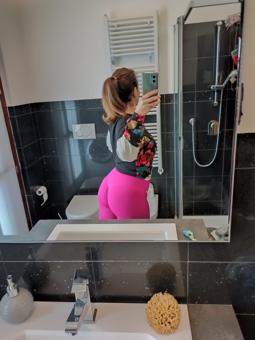 Customer photo review of Leggings Push Up All-Up Purple