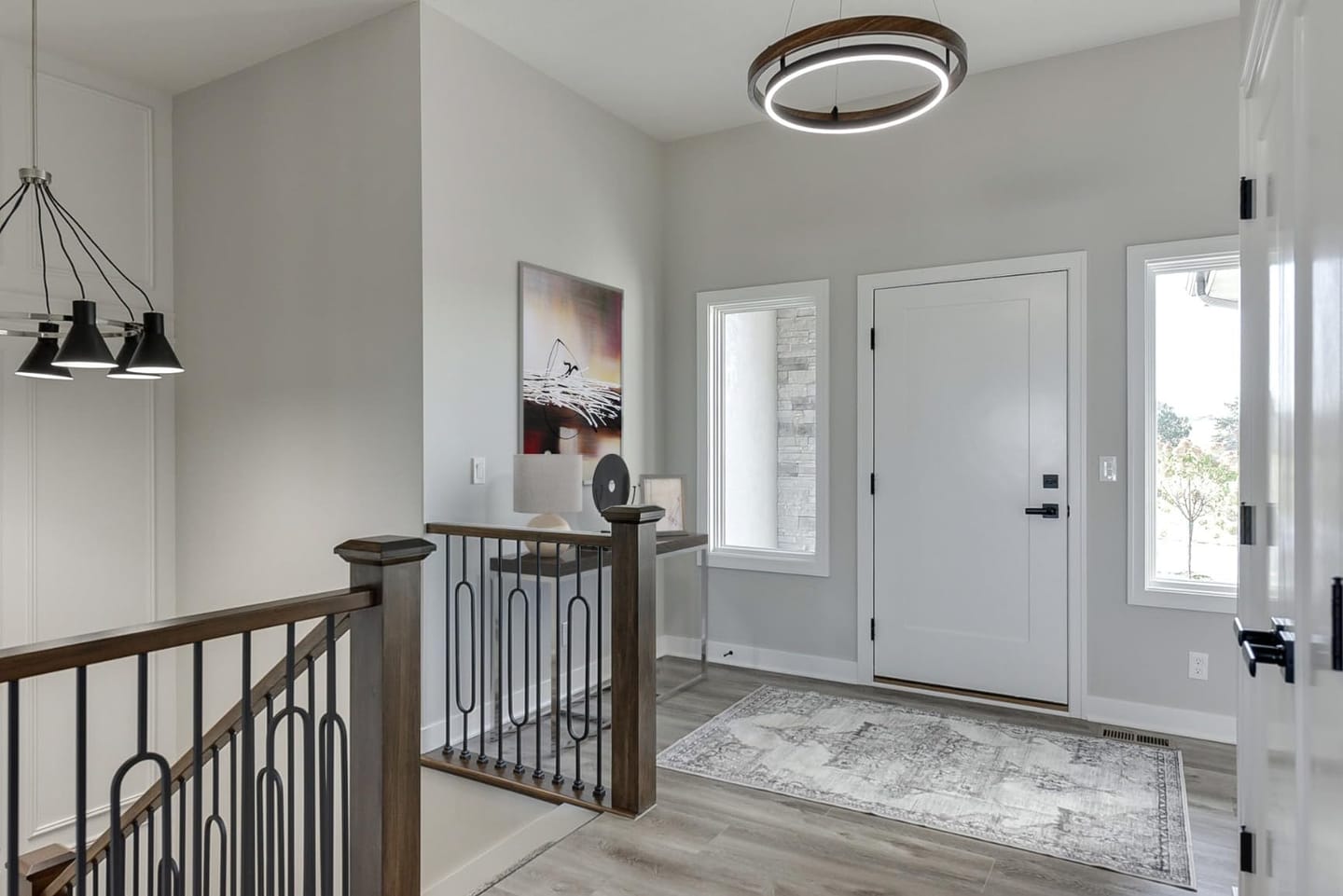 Customer photo review of WOMO Circular Led Wood Chandelier-WM2492