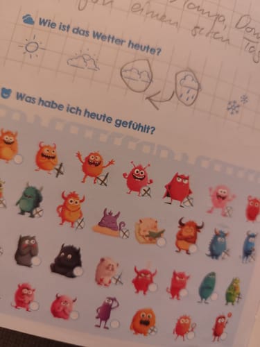 Customer photo review of Edubini Gefühlstagebuch für Kinder
