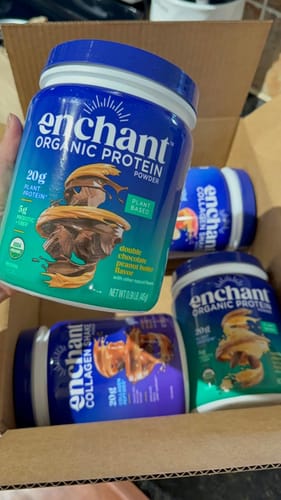 Customer photo review of Chocolate Peanut Butter Organic Protein powder