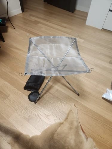 Customer photo review of Tragbare Feuerstelle