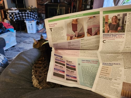 Customer photo review of Crochet Nation • 1-Issue-a-Month Subscription Plan *