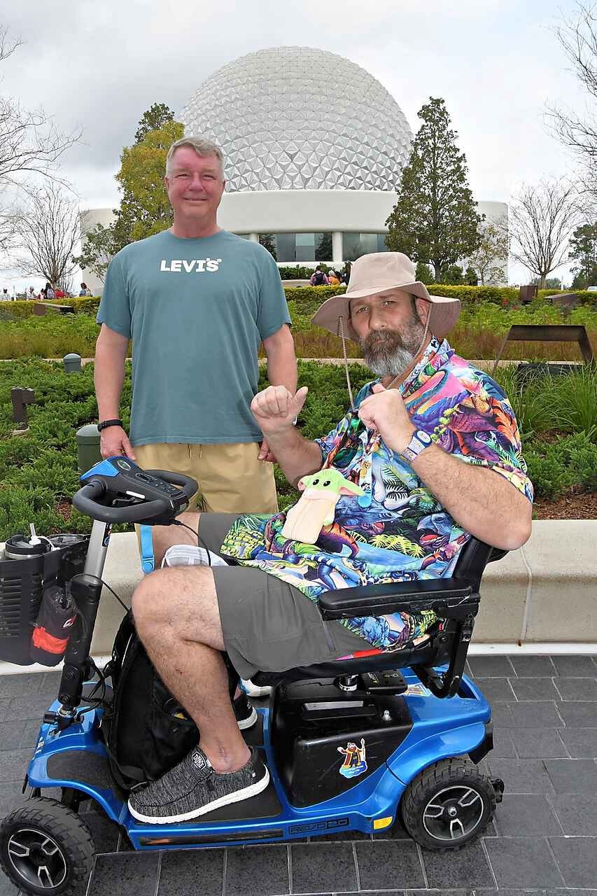 Customer photo review of Multiday Rental 4 Wheel 400 Pound Capacity Scooter